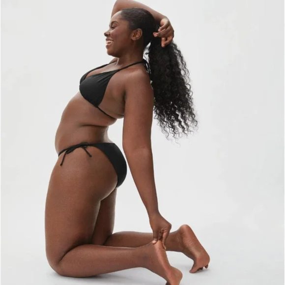 Everlane String Bikini Bottom, Black | Sz XXL - Picture 7 of 7